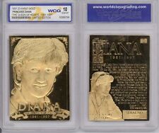 1997 PRINCESS DIANA 23K GOLD CARD SCULPTURED - GRADED GEM-MINT 10 *RARE* LIMITED picture