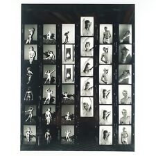 Gay Games Bodybuilder Contact Sheet 1980s San Francisco Man Muscle Woman CA B415 picture
