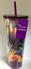 Starbucks ASL Sign Language Venti 24 OZ Tumbler by Artist Yiqiao Wang w/ Tag picture