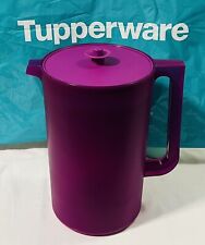 Tupperware Impressions One Gallon Jumbo Pitcher Flip Top Lid Papaya New picture