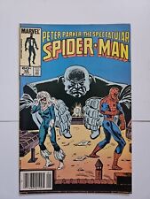 PETER PARKER SPECTACULAR SPIDER-MAN #98 1985 SPOT 1st CAMEO NEWSSTAND picture