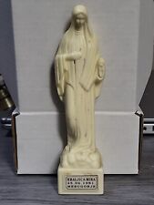 Statue Madonna resin Kraljica MIra Our Lady of Medjugorje Queen Peace picture
