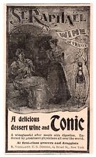 c1880s St. Raphael Wine of France Elixir Tonic Druggist Quack Antique Print Ad picture