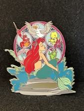 DISNEY FANTASY PIN LITTLE MERMAID ARIEL ON ROCK KINGDOM HEARTS UNDER THE SEA LE picture