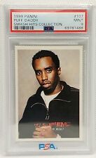 Puff Daddy 1999 Panini Smash Hits Stickers #107 ROOKIE PSA 9 MINT  picture
