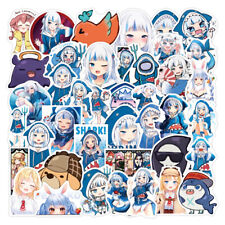 Hololive 50pcs Anime Gawr Gura and ENG/JAP characters Stickers Cartoons UK picture