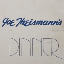 1980s Joe Theismann's Restaurant Menu 1800A Diagonal Road Alexandria Virginia picture