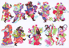 Paper Cuts Characters of Journey to the West Set A 10 Small Pcs 1 Packet Lot picture