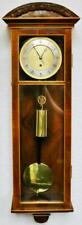 Rare Small Antique 8 Day Single Weight Walnut Biedermeier Regulator Wall Clock picture