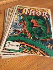 1984 THE MIGHTY THOR Comic Lot Run # 341 342 343 344 345 346 347 picture