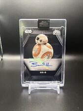 Topps Chrome Star Wars Black BB-8 Authentic Autograph picture