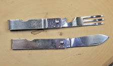 Vintage Imperial Boy Scout Folding knife and fork set BSA Emblem picture