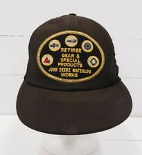 VTG John Deere Waterloo Works Retiree Gear & Special Products Truckers Cap Hat picture