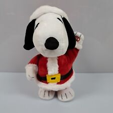 Gemmy Peanuts Dancing Animated Santa Snoopy We Wish You A Merry Christmas 2016 picture