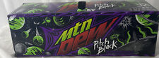 2023 Mountain Dew Mtn Dew Pitch Black Cans - 12 Pack - NEW - RARE 12x12oz Cans picture