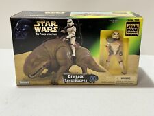 1997 STAR WARS POWER OF THE FORCE POTF Playset DEWBACK AND SANDTROOPER NEW picture