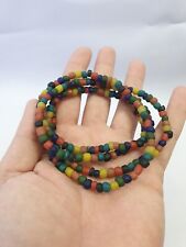 Beautiful Vintage Thai Glass Beads Long Necklace picture