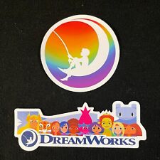Rare Dreamworks Lot of 4: 2 Postcards & 2 Stickers Train Dragon Shrek She-Ra picture