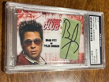BRAD PITT Fight Club Cut Autograph PSA/DNA  TYLER DURDEN picture