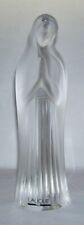 LALIQUE ~ Quality Solid Frosted Crystal MADONNA Figurine (#12019) + Box ~ France picture