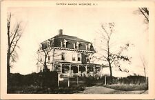 Vtg Postcard Baview Manor - Wickford, Rhode Island RI - Unused Berger Bros. picture