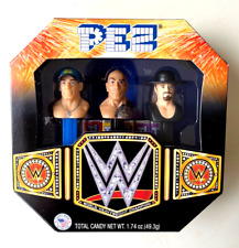 WWE PEZ Dispenser Set, Includes: John Cena, The Rock & Undertaker , 2016 picture