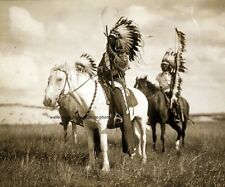  Sioux Chiefs Native Americans on Horseback , Indians, Old West 8