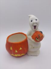 Vintage Halloween Ghosts figurine and candle holder picture