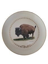 VINTAGE American Bison 1st Limited Edition Plate by Charles Frace #1322 picture