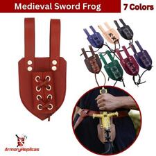 Functional Universal Genuine Bovine Leather Lace Closure Dagger Frog | 8 Colors picture