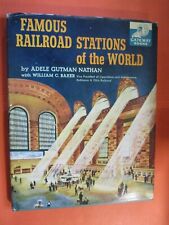 Famous Railroad Stations of the World by Adele Gutman Nathan 1953 HC DJ picture