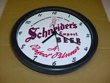 Schneider's Beer Wall Clock - picture