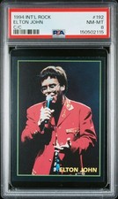 1994 INTERNATIONAL ROCK ELTON JOHN #192 PSA 8, POP 1 NONE HIGHER ONLY ONE GRADED picture