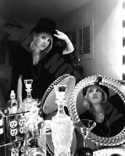 1970s Stevie Nicks Fleetwood Mac In Dressing Room In Mirror 8x10 Photo picture
