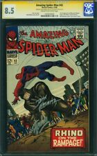 AMAZING SPIDER-MAN #43 CGC 8.5 SS SIGNED BY STAN LEE & JOHN ROMITA SR VF+BEAUTY picture