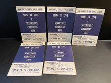 5 Vtg How to Live a Successful Christian Life Booklets ~ Merv Rosell ~ 1952 ~ picture