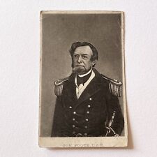 Antique CDV Photograph Civil War Union Commodore A. H. Foote USN Navy picture