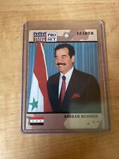 Saddam Hussein 1991 Pro Set Trading Card #69 DESERT STORM picture