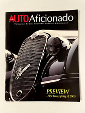Auto Aficionado magazine PREVIEW FIRST ISSUE Spring 2005 journal collectors cars picture