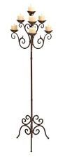 Deco 79 Metal Tall Candelabra with Scroll Designs 19
