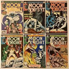 Moon Knight #1 #2 #3 #4 #5 #6 (1980 vol 1) 1st Midnight Man- KEY (VF+) -VINTAGE picture