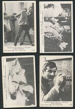(4) 1966 THE SAINT ROGER MOORE SOMPORTEX CARDS #4 34 56 65 Printed in Denmark Q picture