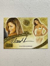 2016 CLAUDIA JORDAN BENCHWARMER BENCH WARMER GOLD EDITION AUTOGRAPH AUTO CARD picture