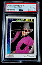 HANK WILLIAMS Jr 1992 Sterling CMA Country Gold RARE PSA Graded PSA 8 picture