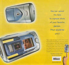 2002 Nikon Print Ad Advertisement Poster Nikon Coolpix 2500 Camera 12