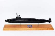 USS James K. Polk SSBN-645 Submarine Model (Black Hull),Scale picture