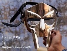Christmas MF DOOM Mask Mad-villain Mild Steel Face Armour Medieval LOTS OF 5 PCS picture