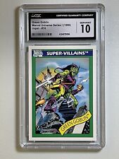 1990 Impel Marvel Universe Card # 74 Green Goblin Super Villains CGC GEM MINT picture