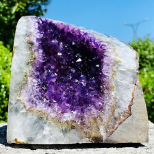 5.01LB Natural amethyst rough stone Uruguay amethyst cluster block Amethyst picture