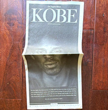 Los Angeles Times Newspaper Front Page Kobe Bryant Sunday April 17, 2016 picture